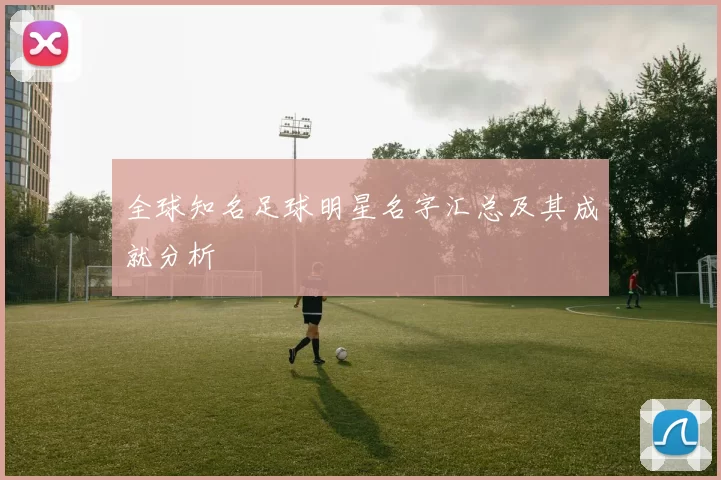 全球知名足球明星名字汇总及其成就分析